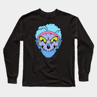 Dope skulls logo icon drawing Long Sleeve T-Shirt